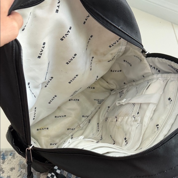 STATE Black and Gold Kids Backpack fuzzy bolt - Picture 6 of 11